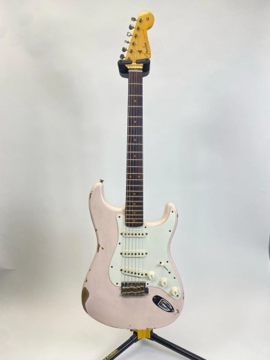 FENDER CUSTOM SHOP LTD 1959 STRATOCASTER RELIC SUPER FADED AGED SHELL PINK